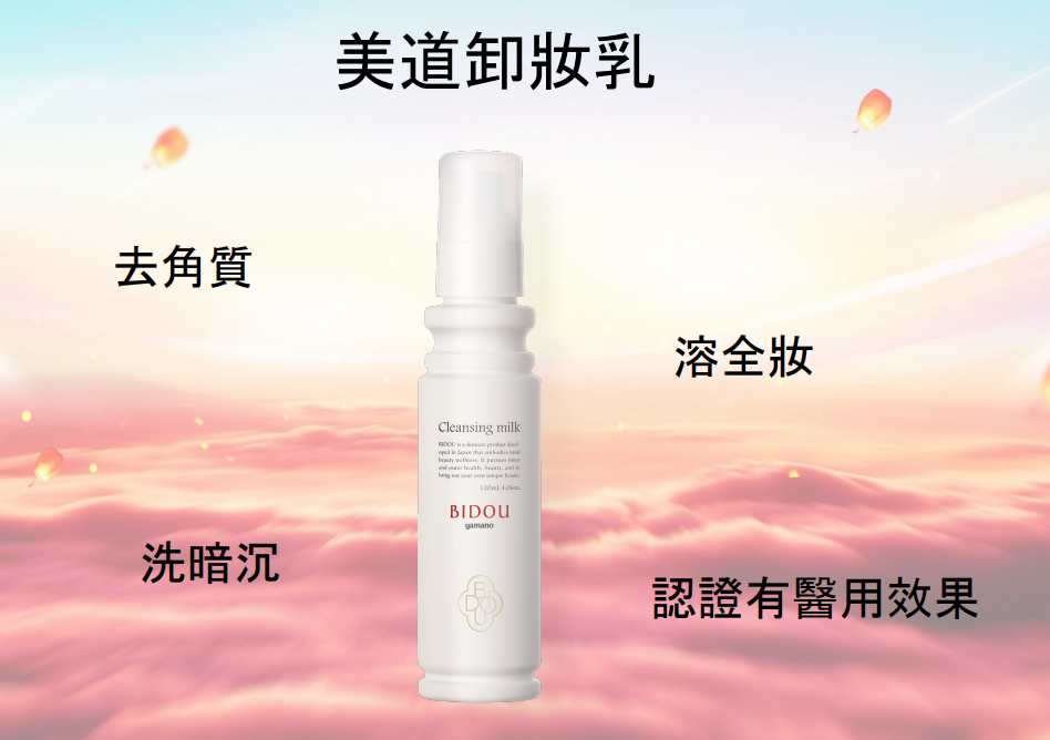 WW260424-Y15-美道醫藥部外品卸妝乳-120g/瓶(EXP-2028年6月) 送 山野愛子抗皺緊致塗抹面膜20g*2個+山野愛子淨澈控油塗抹面膜20g*2個+大號海綿洗臉撲1個（隨機顏色）