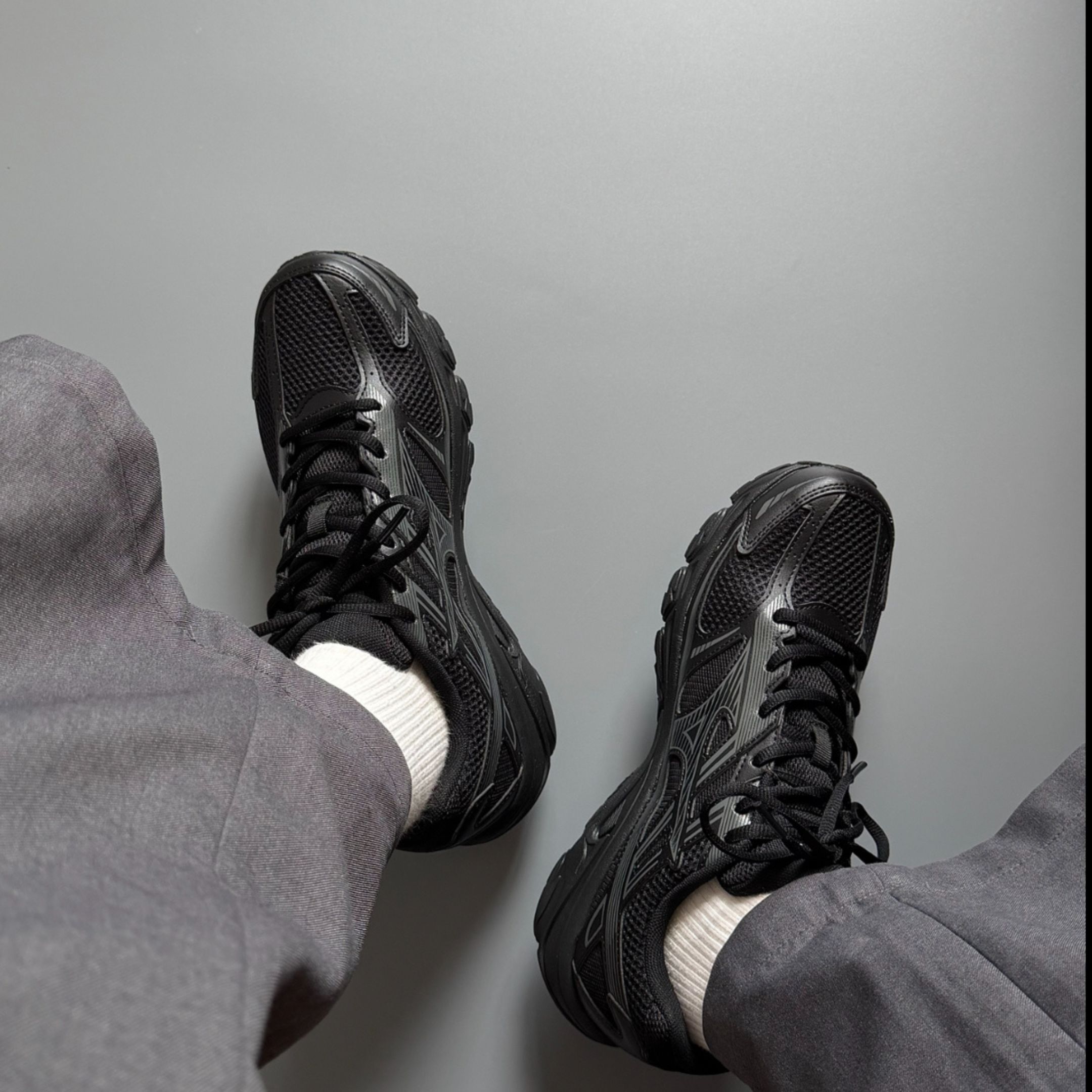 NICEDAY 代購 Mizuno NEX 全黑款 春夏 復古 網面 透氣 輕便 低筒 D1GH262402