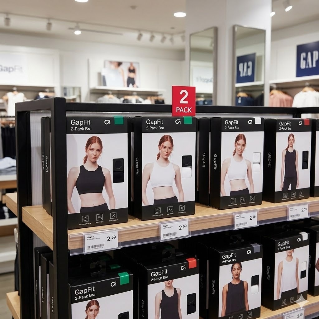 【預購】GapFit H0424114 女裝運動內衣2件裝