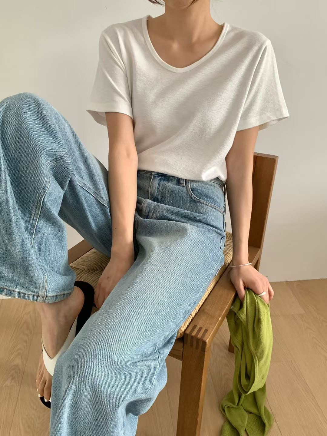 基本款棉素T