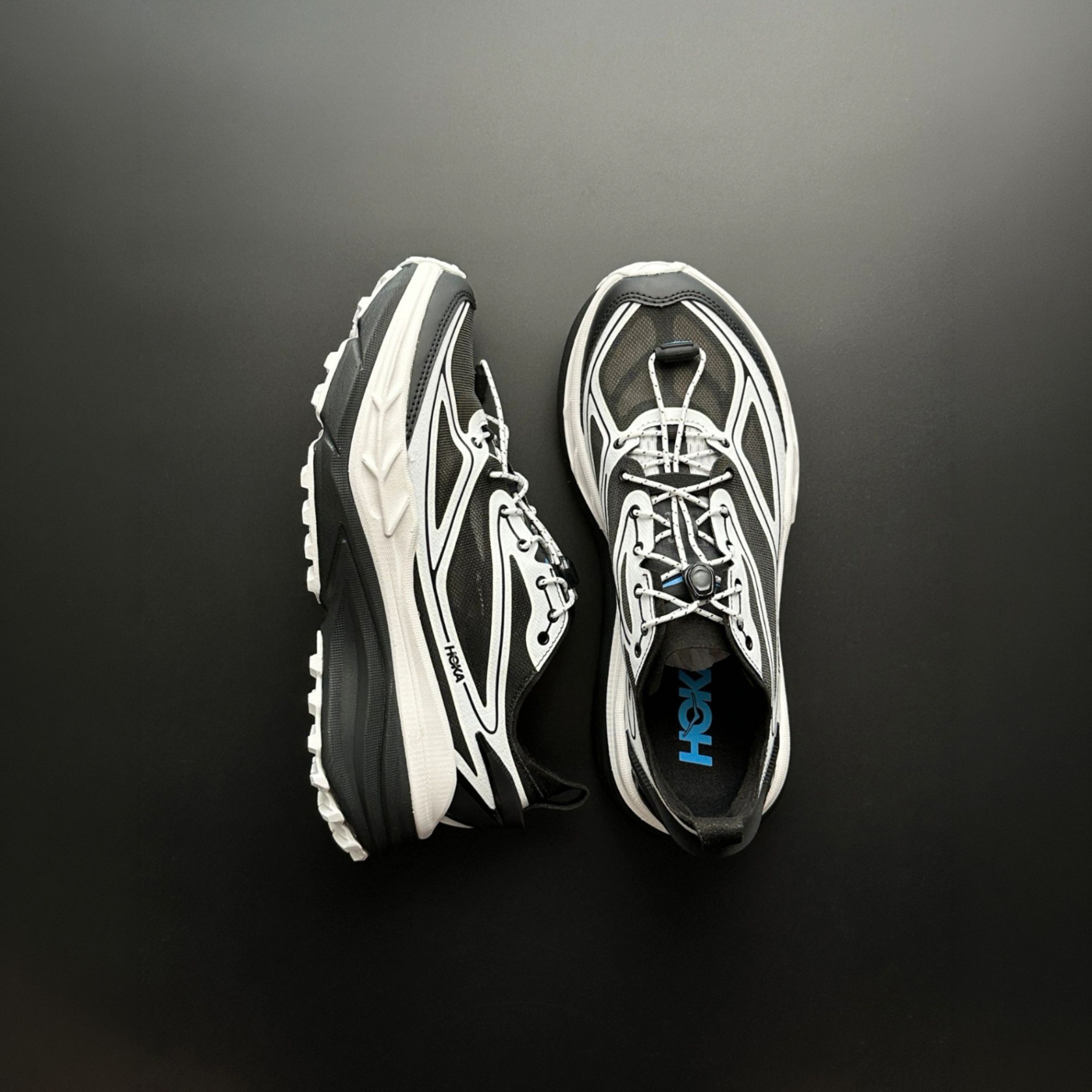 NICEDAY 代購  HOKA ONE ONE Stinson One 7 黑白 越野 跑鞋 工裝 機能 舒適 貼合 1178630-BWHT