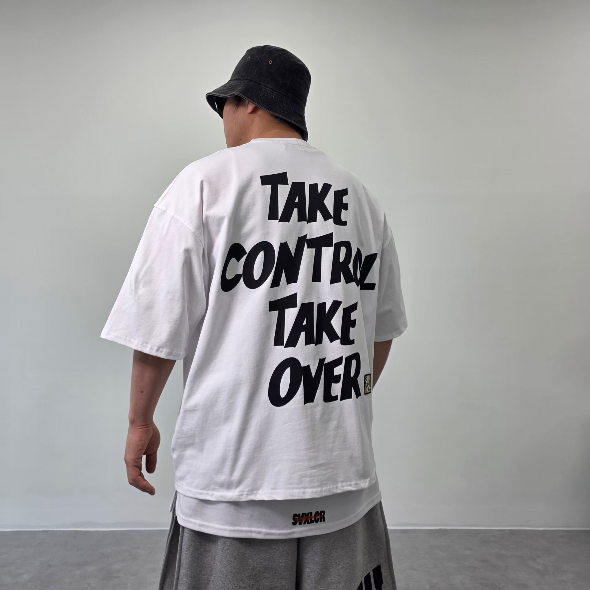 OverSize英文字短袖Tee SVXL-114T