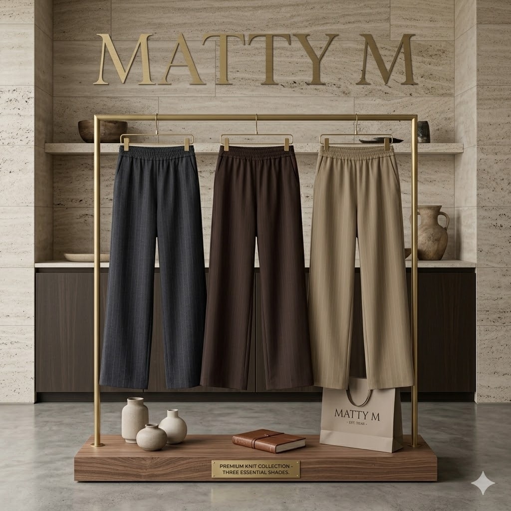 【預購】Matty M Wide H0424116 女裝闊腳褲