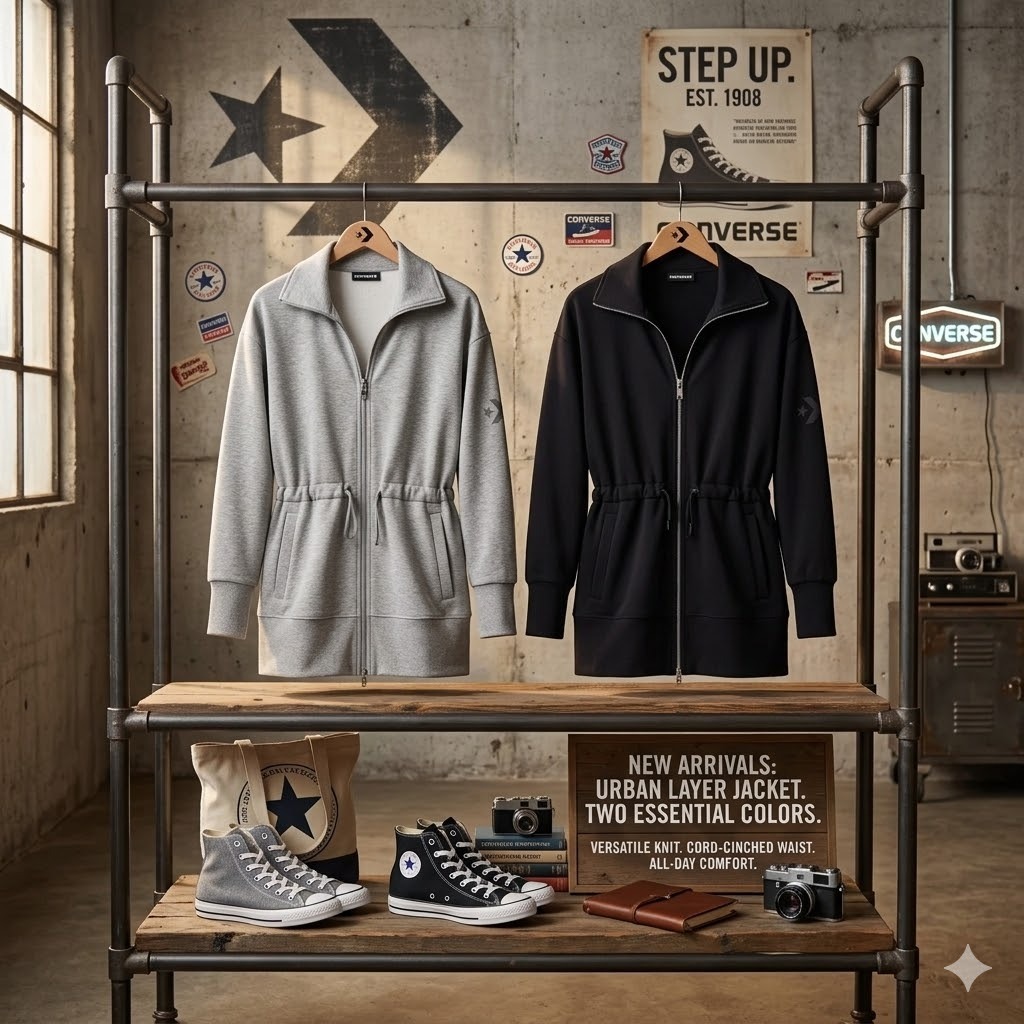 【預購】Converse Full-Zip H0424118 女裝外套