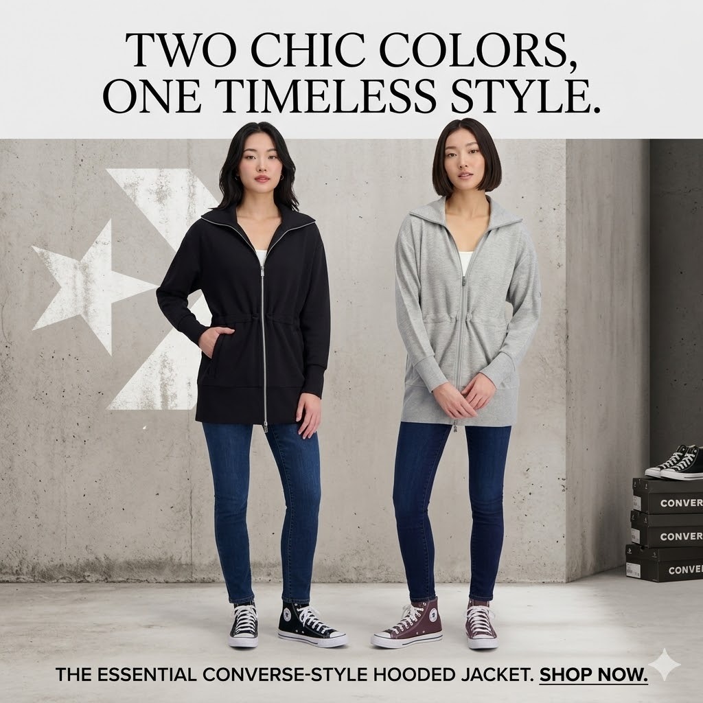 【預購】Converse Full-Zip H0424118 女裝外套