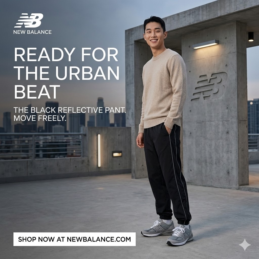 【預購】NEW BALANCE  H042494 男裝束口慢跑褲