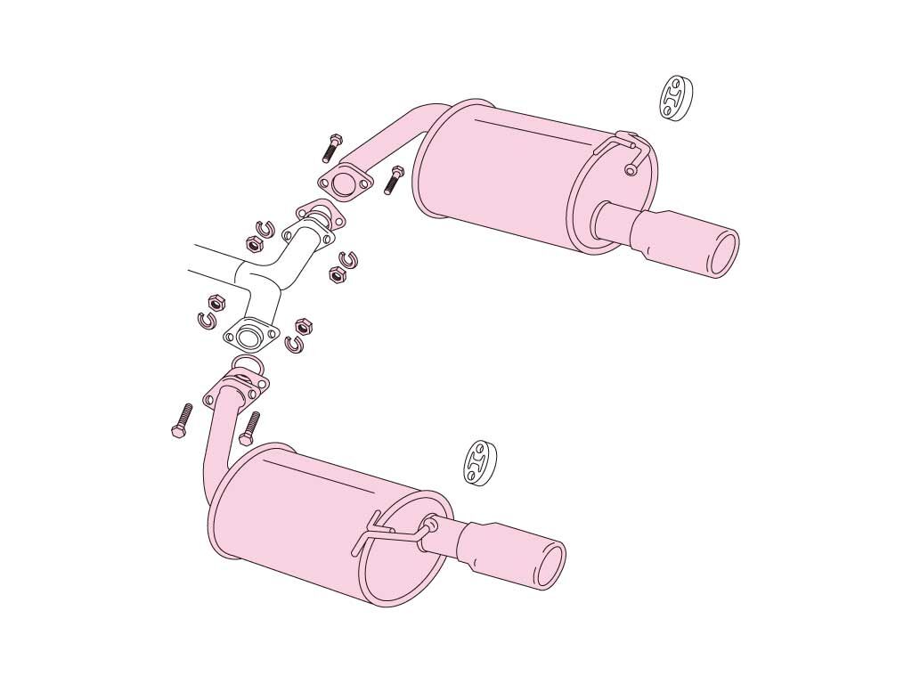 FUJITSUBO SEDALIS 排氣管 MAZDA6 2.3 GG3S 馬六一代