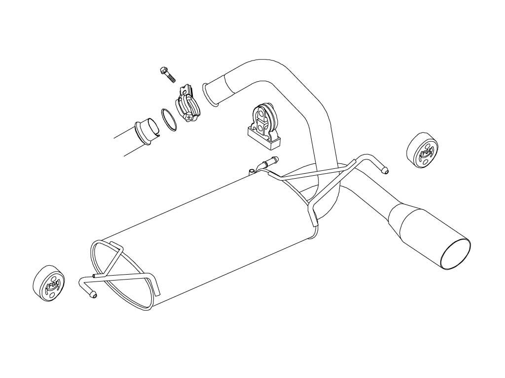 FUJITSUBO WAGOLIS 排氣管 SUZUKI SX4
