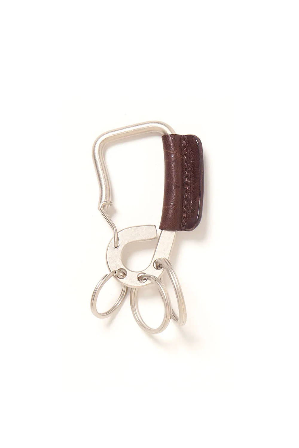 HOBO CARABINER KEY RING HOESE LEATHER (3COL)