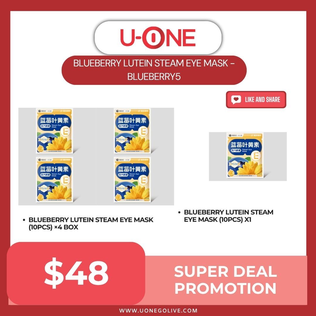 BLUEBERRY LUTEIN STEAM EYE MASK - BLUEBERRY5