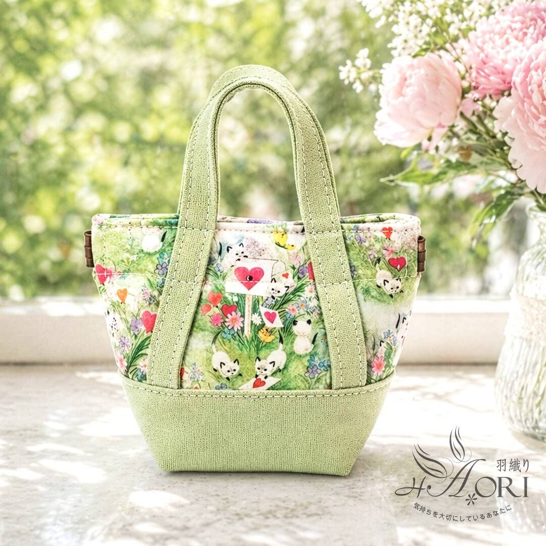 12 cm spring snap frame (2 sets per package) [Includes a 12 cm tote coin purse paper template]