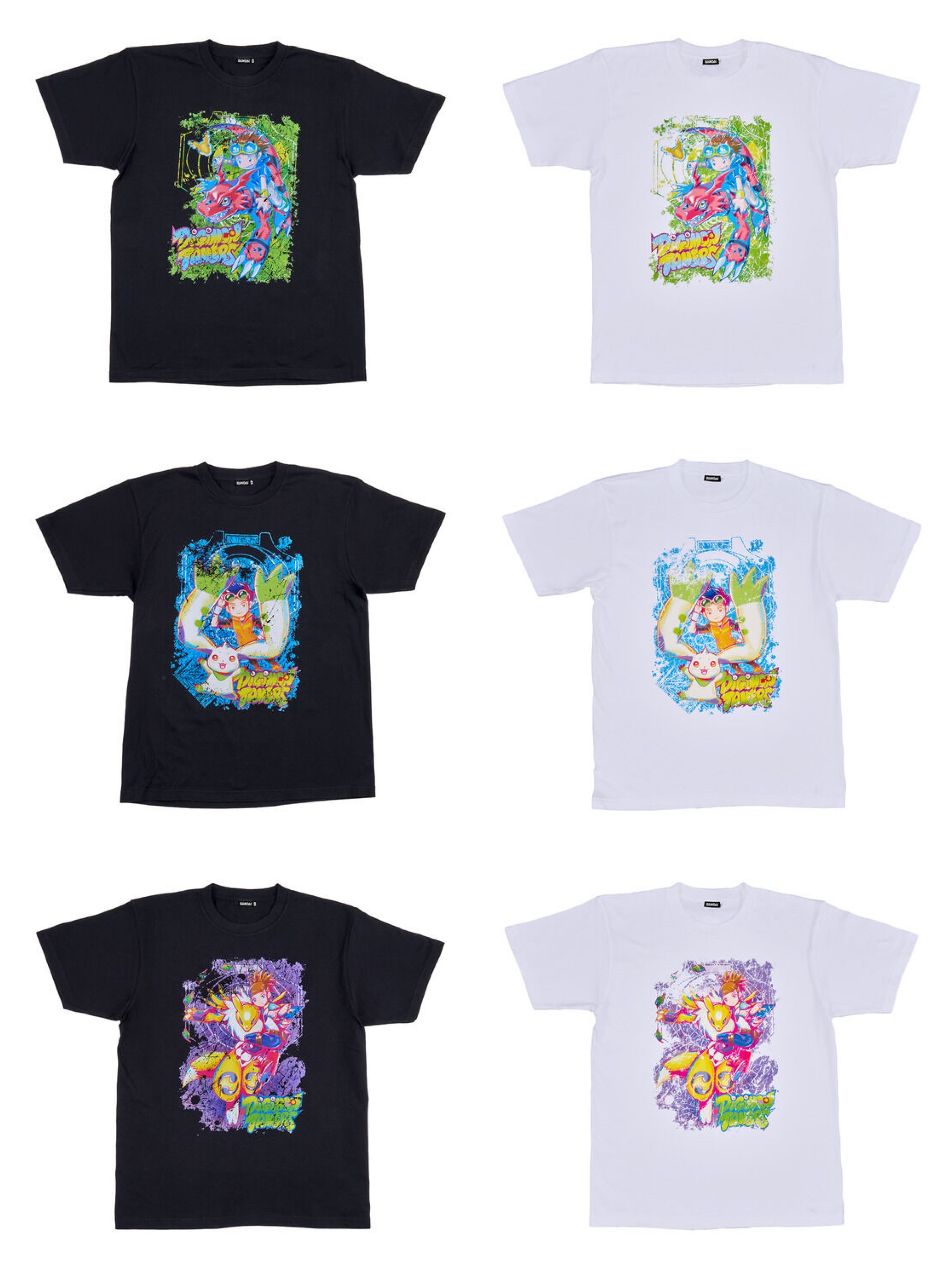250134 Pbandai 預訂 2026/6月 渡辺けんじ氏デザイン デジモンテイマーズ 25周年記念Tシャツ (全3柄 各2色)