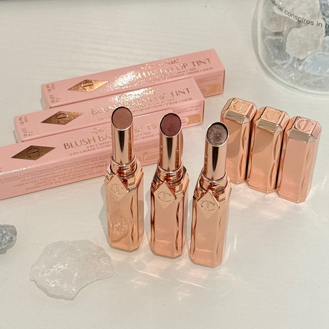 Charlotte Tilbury - Pillow Talk Blush Balm Lip Tint 千金管潤唇膏 (#pillow talk / #blushed rose / #blushed jam)