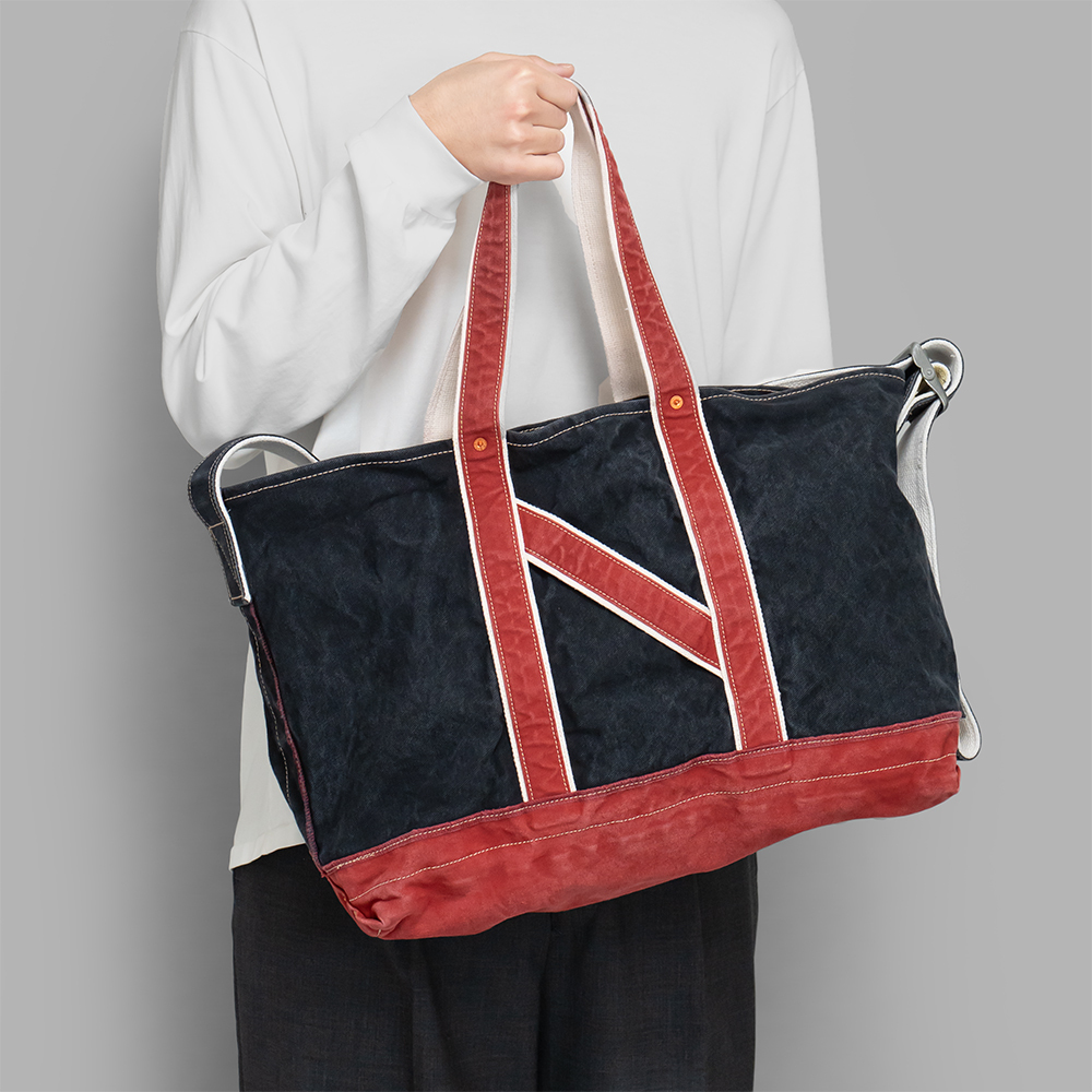 NICENESS L.LESH 2 WAYS BAG (BLACKx RED) - PRE ORDER ITEM (預訂中)