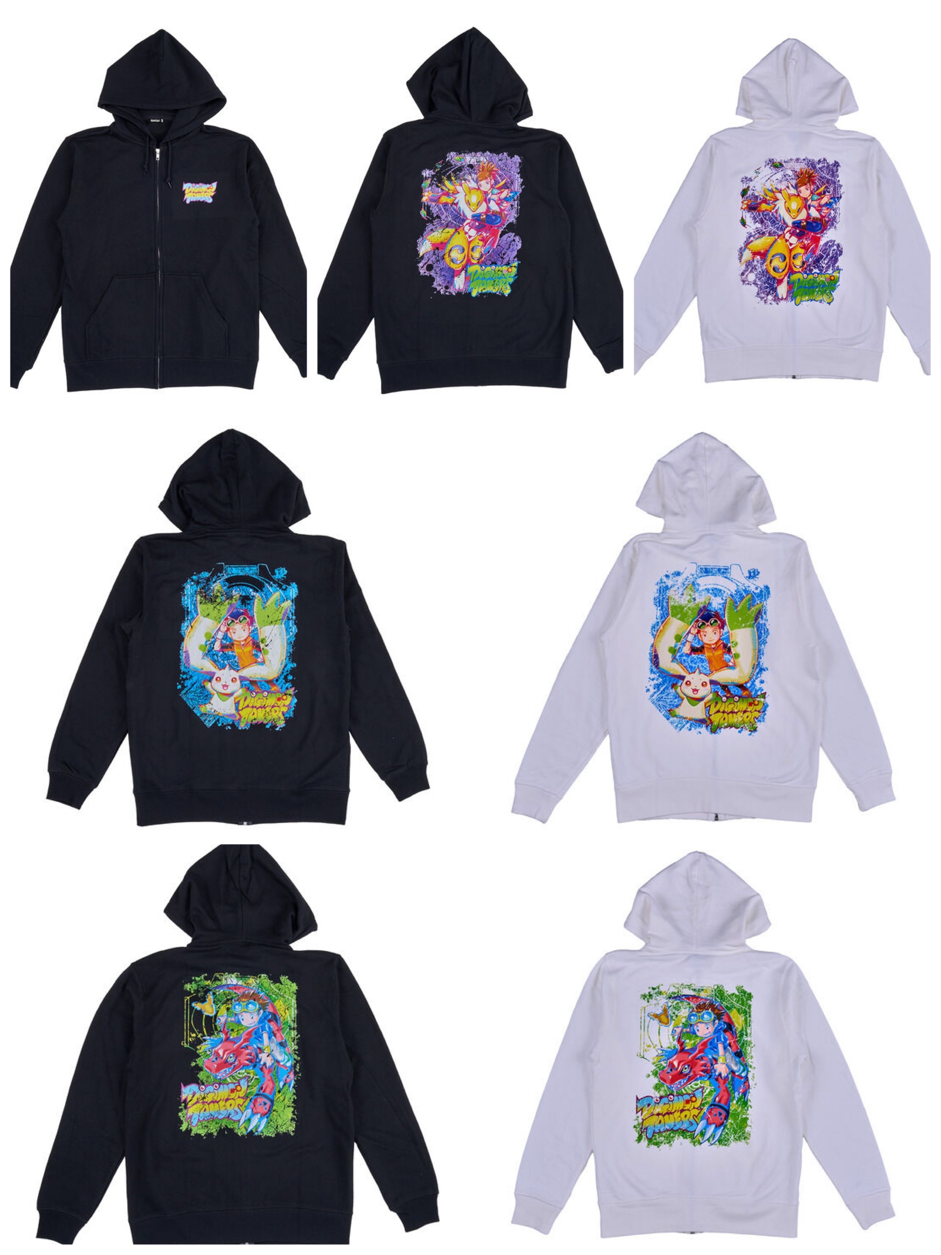 250135 Pbandai 預訂 2026/6月 渡辺けんじ氏デザイン デジモンテイマーズ 25周年記念ZIPパーカー (全3柄 各2色)