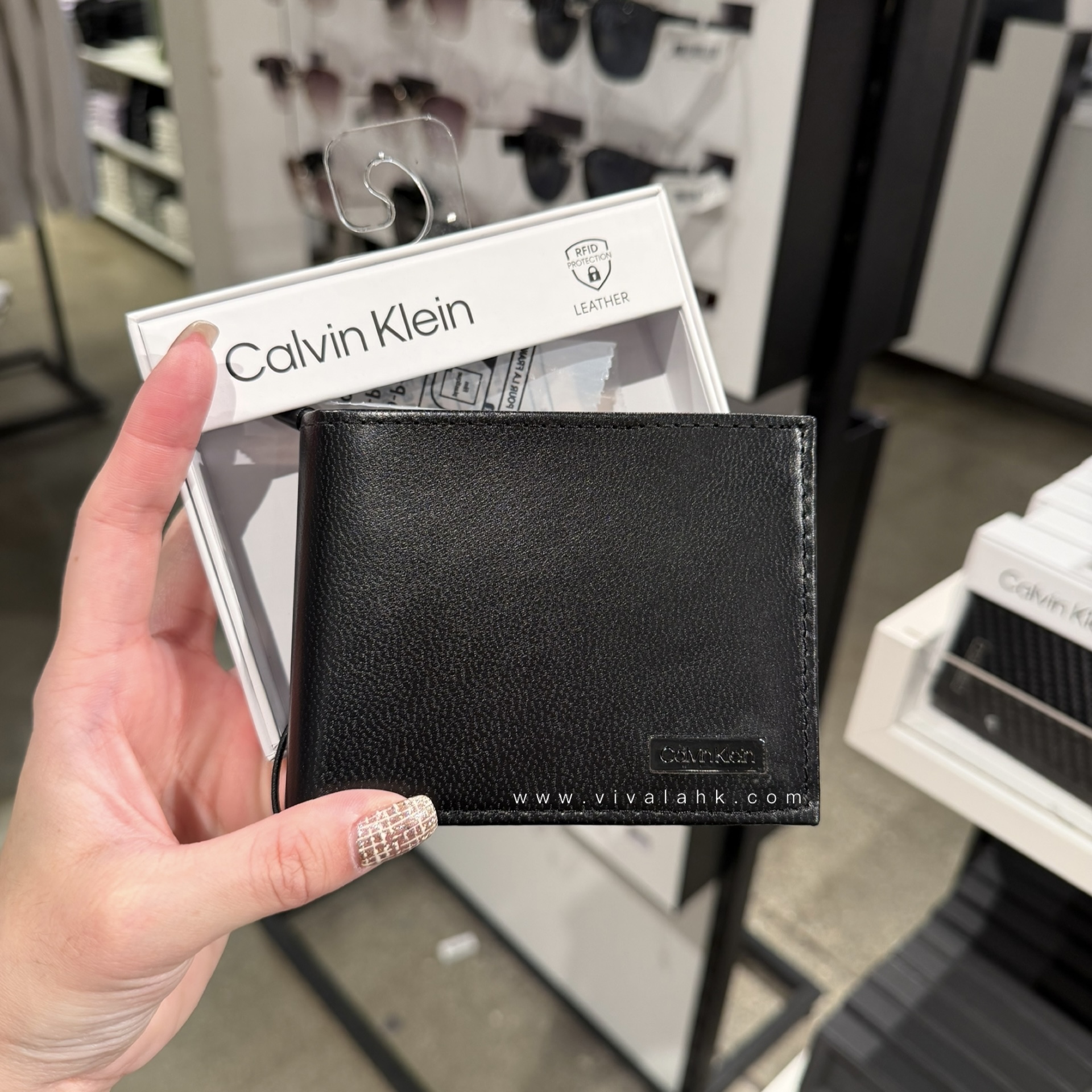 Calvin Klein - RFID 男裝銀包 (有相位) (荔枝皮) (31KA220001)