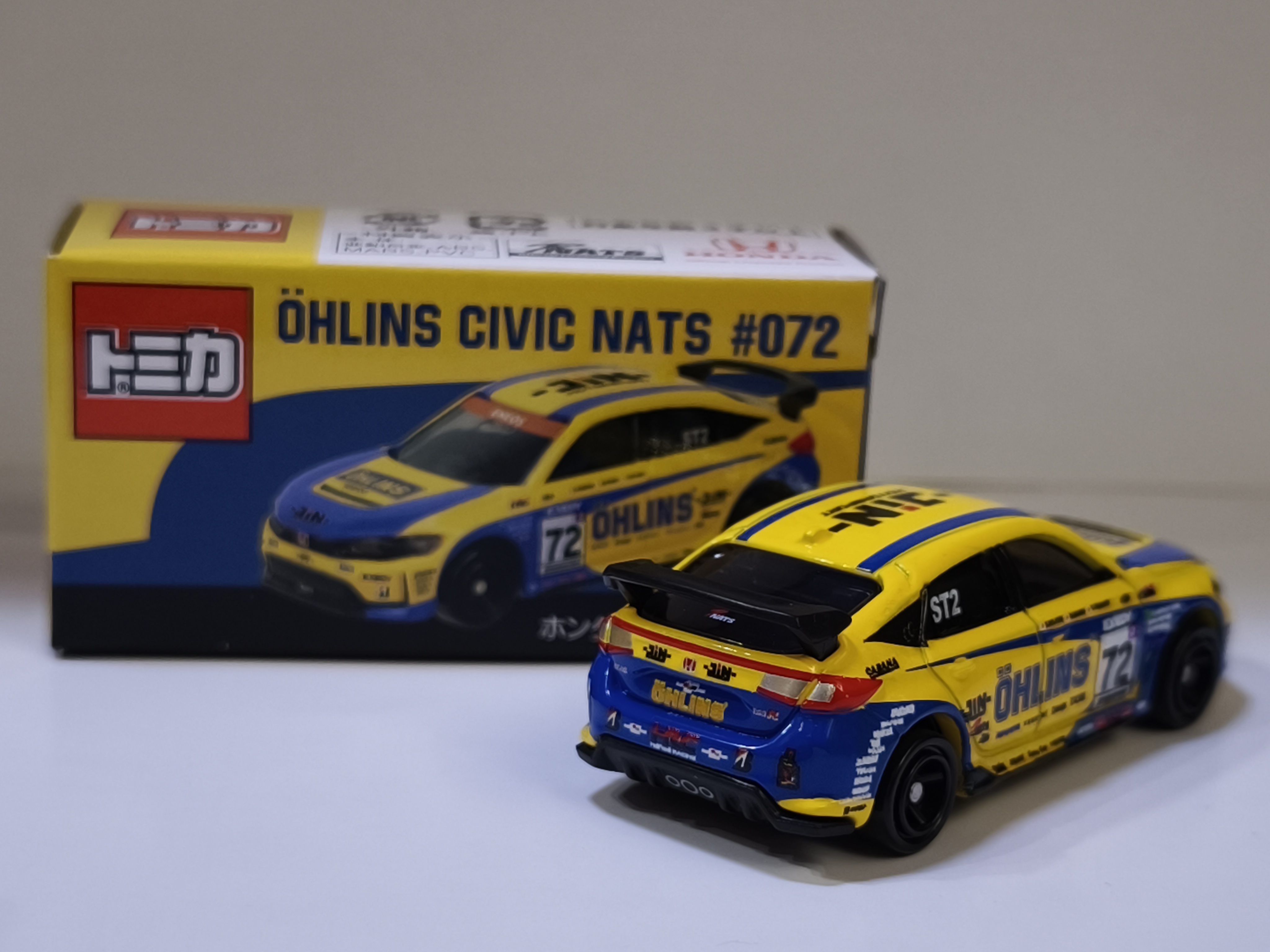 Tomica OHLINS CIVIC NATS #072 Honda Civic TYPE R