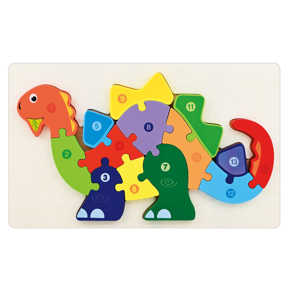 恐龍造型幾何拼板