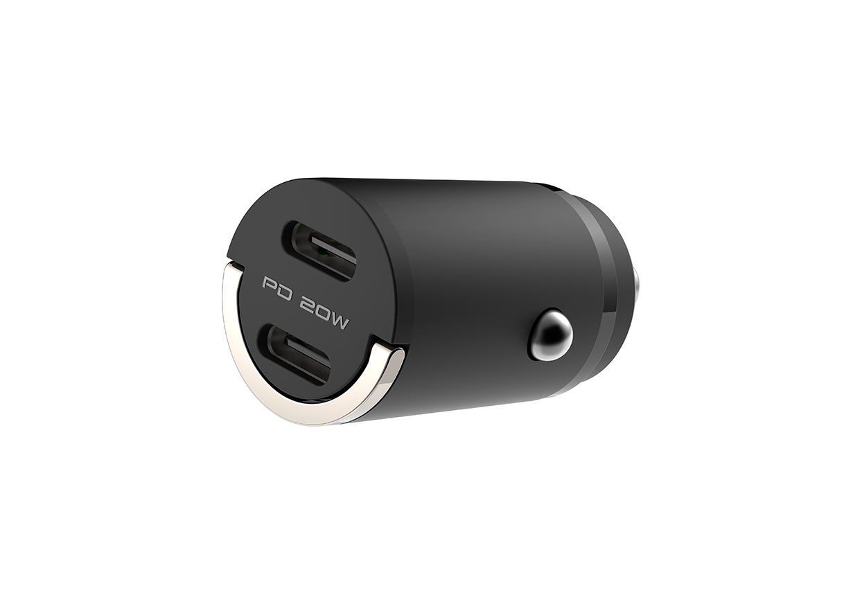 KASHIMURA - DC-058 USB-C 雙插口 PD 20W 車充 (香港行貨)