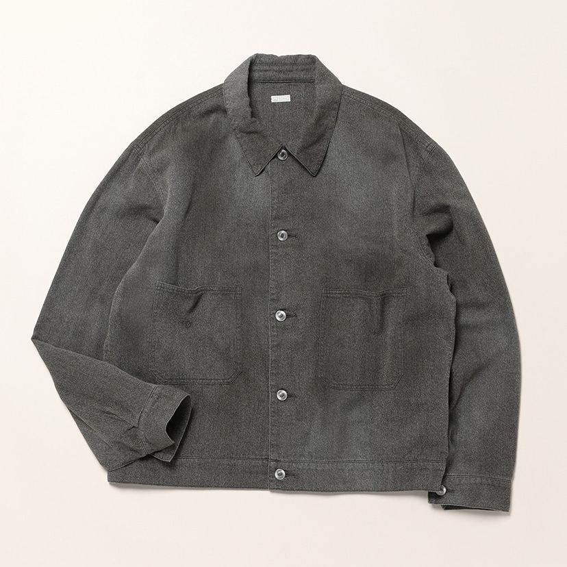 A.PRESSE 2026 VINTAGE CHAMBRAY WORK JACKET (26SAP-01-47) - PRE ORDER ITEM (預訂中)