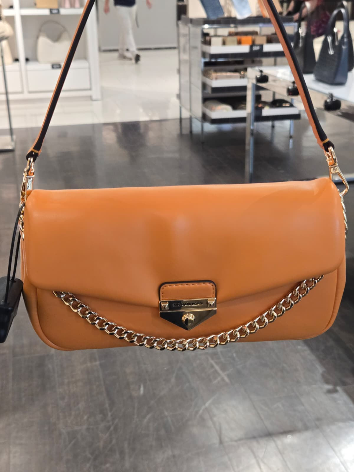 【預購】 H042562 Michael Kors 皮革翻蓋鍊帶兩用包