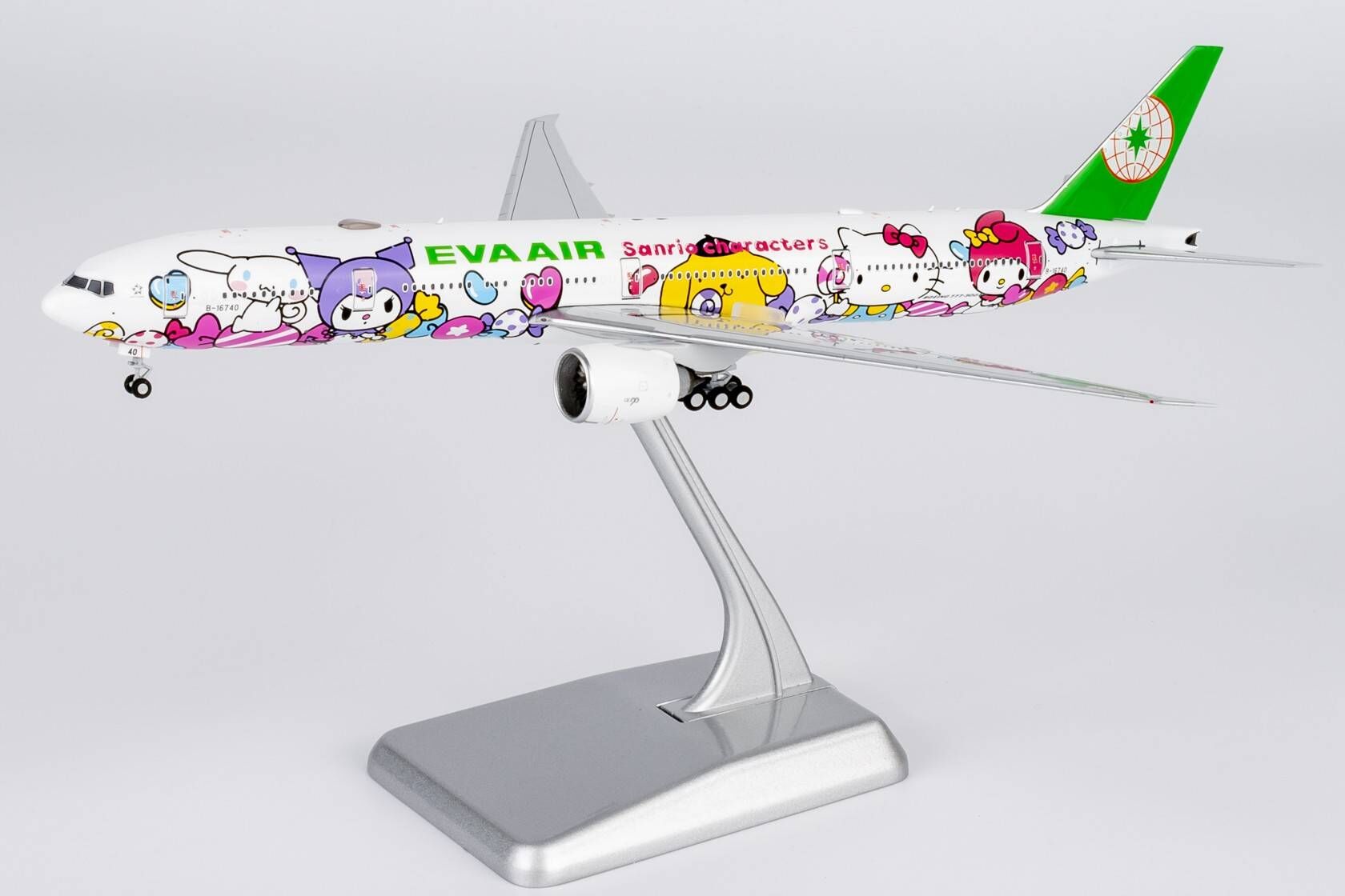 NG model 1/400 長榮航空 波音777-300ER B-16740 HELLO KITTY 三麗鷗糖果機