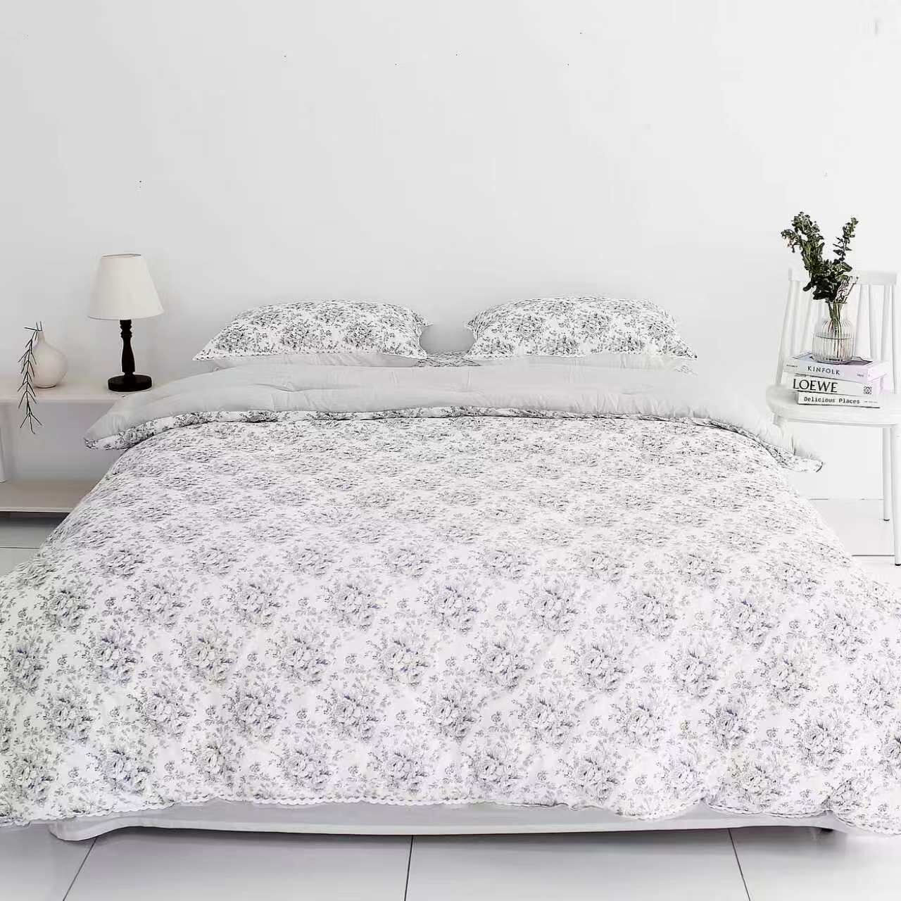 KQ6005 薔薇晨景 *四季被* (高密度棉+莫代爾)