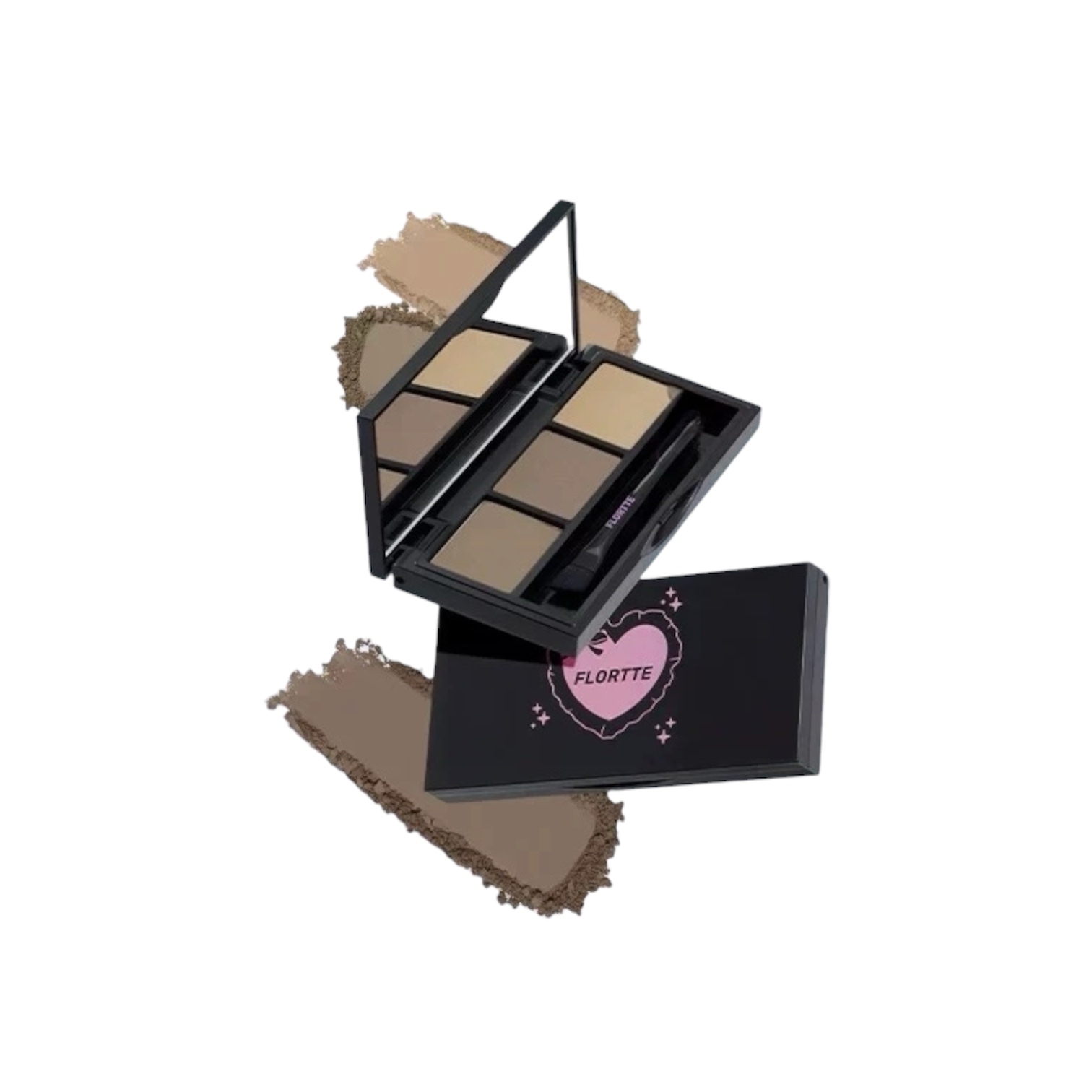 FLORTTE Troubled Series Three-Color Eyebrow Powder