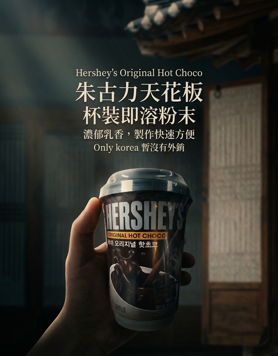 【直播】LX0418302 Hershey’s 即飲濃香熱朱古力杯 (1套4杯)
