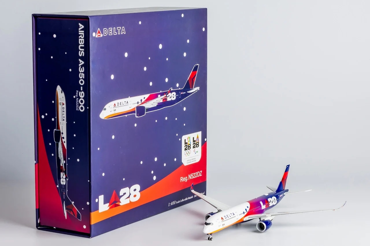 NG Model 1/400 達美航空 A350-900 N522DZ 洛杉磯2028奧運 N522DZ LA28 精裝版