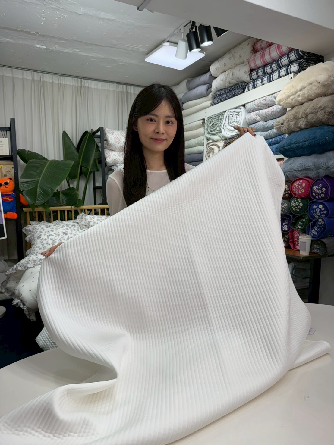 KQ6007 珍珠白涼感床墊 (韓國涼感紗)