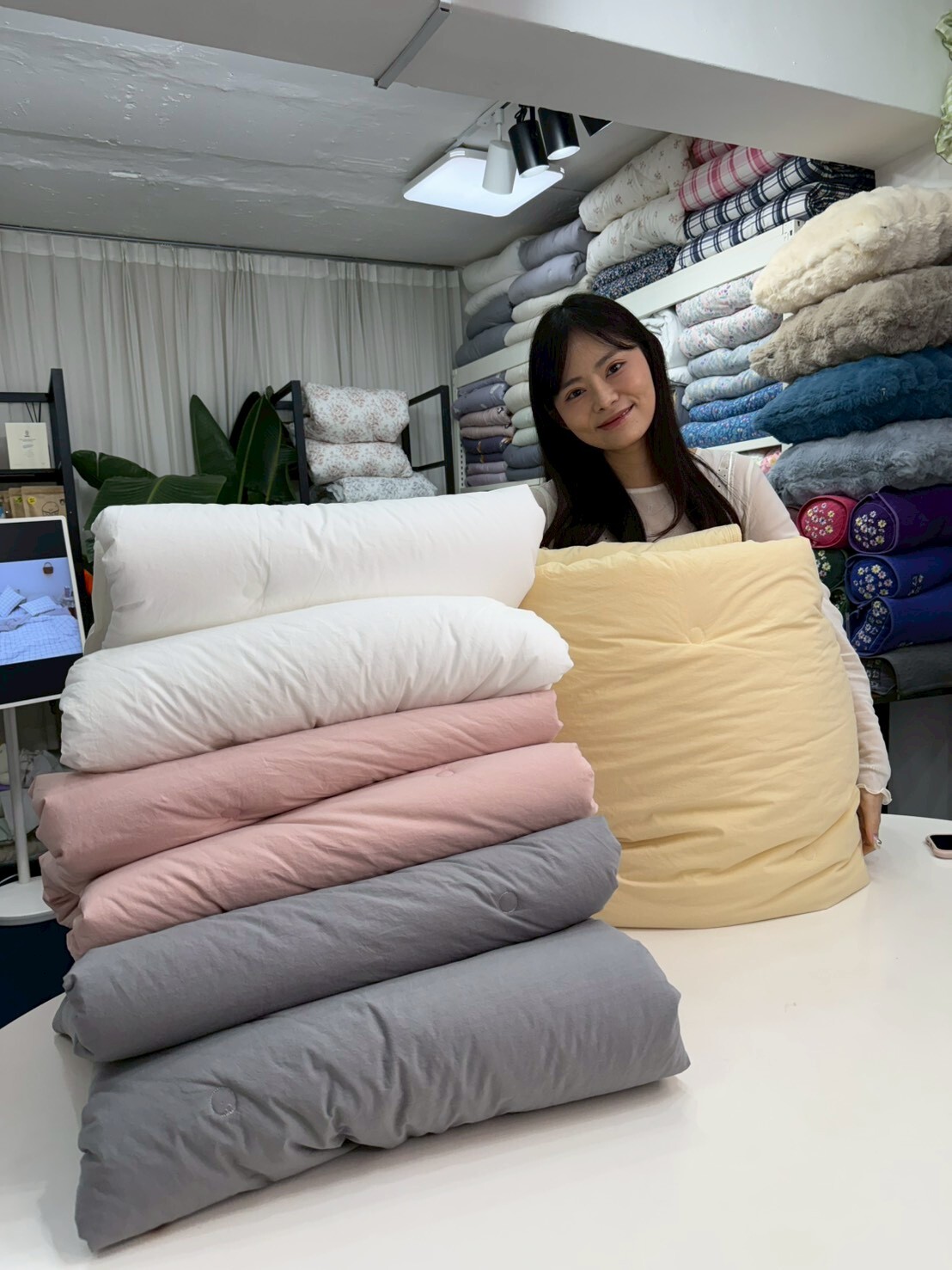 KQ6003 柔霧奶油雲朵被 *春夏薄被* (高密度棉+莫代爾)