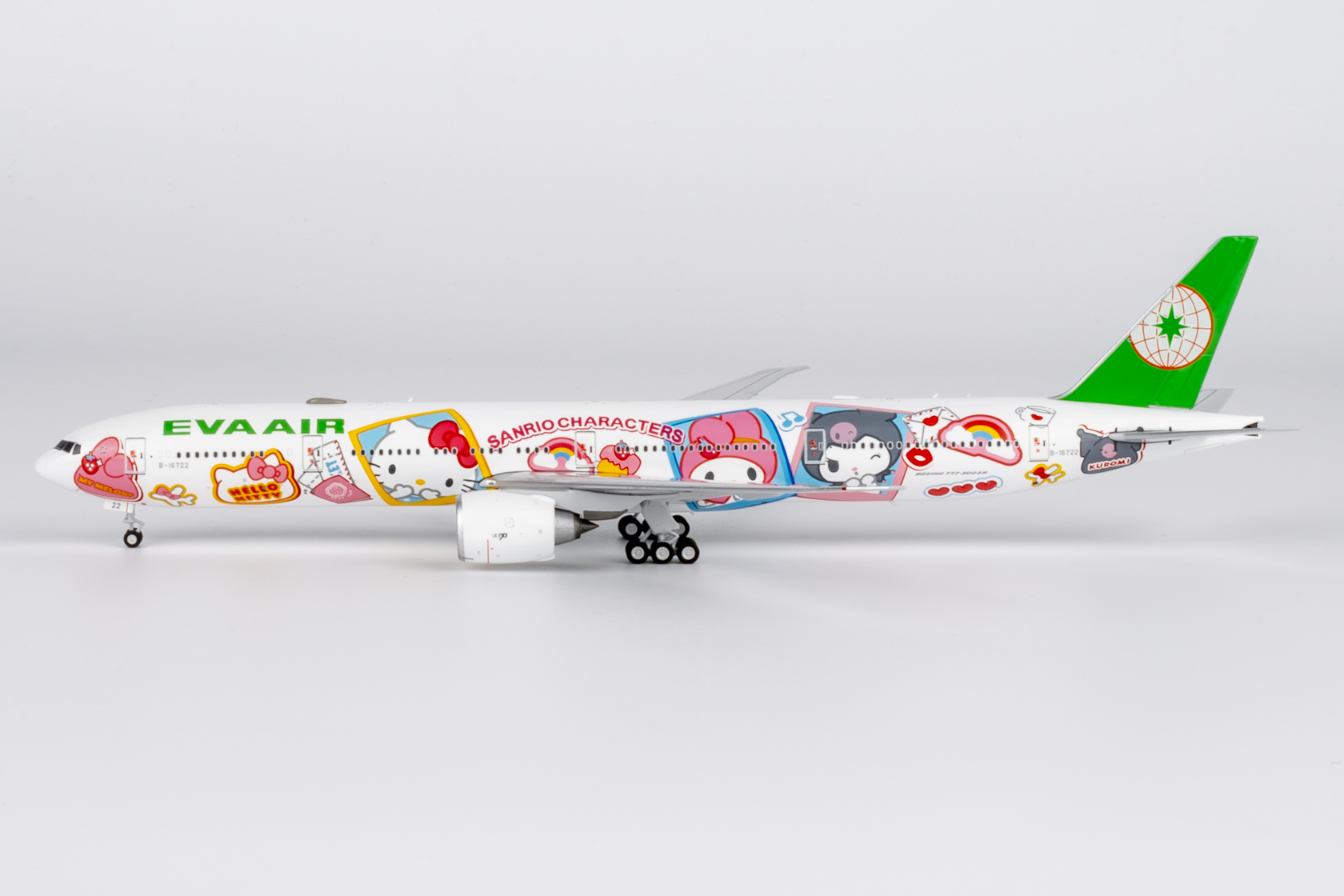 NG model  1/400 長榮航空 波音777-300ER B-16722 Hello Kitty - Besties Jet 三麗鷗閨蜜機
