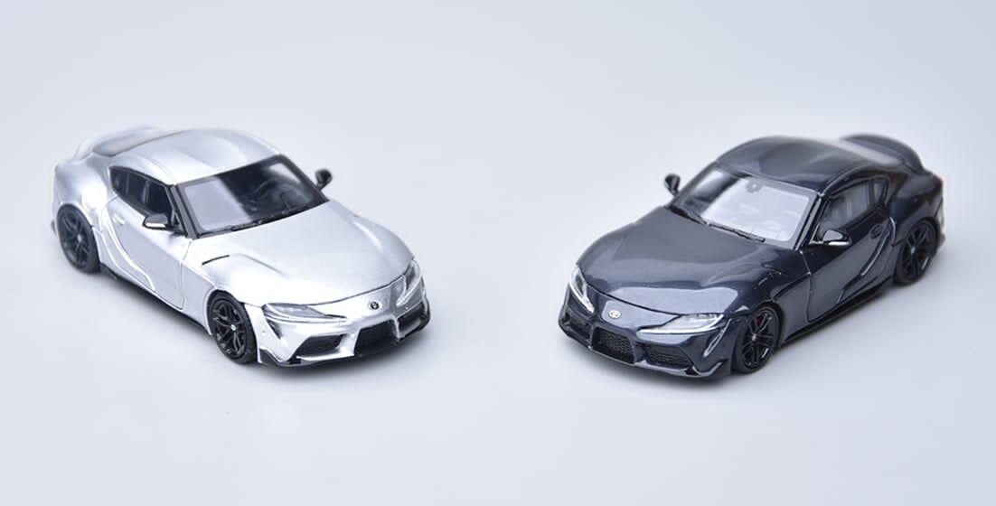 預訂:1/64 MODEL 1 Toyota GR Supra A90 Matte Storm Gray LHD (C33663)