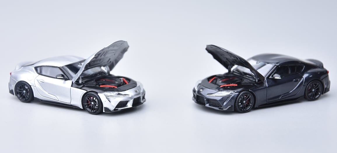 預訂:1/64 MODEL 1 Toyota GR Supra A90 Matte Storm Gray LHD (C33663)