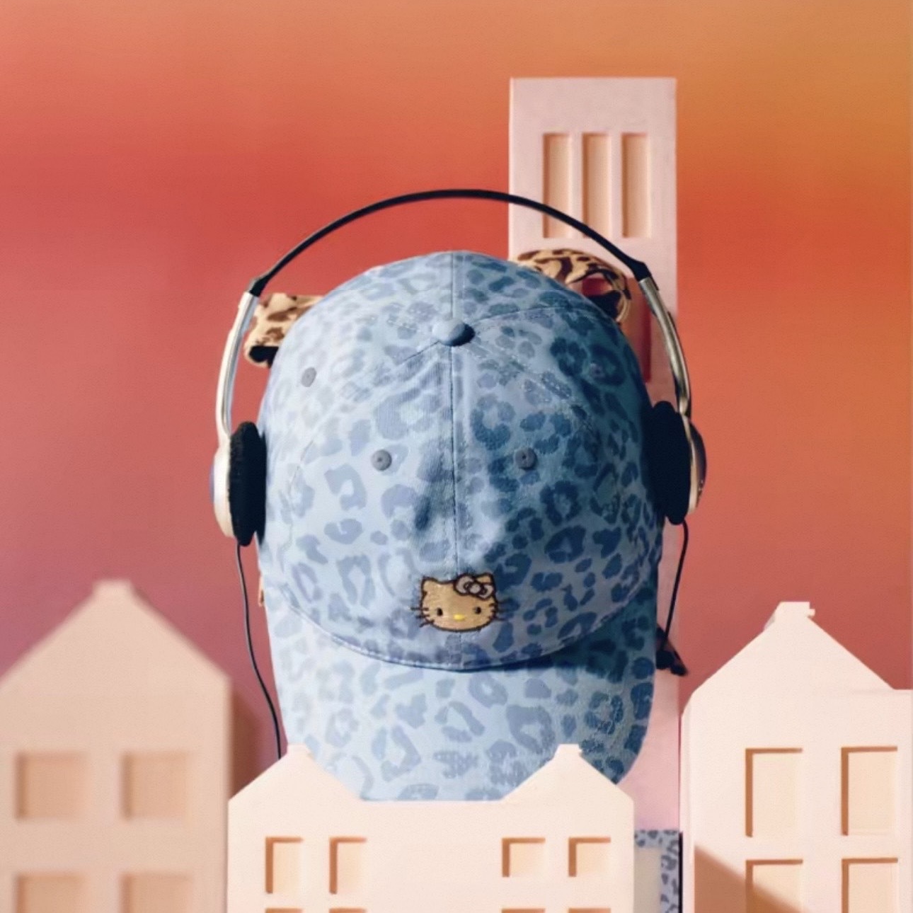 TBH x SANRIO HELLO KITTY 蝴蝶結綁帶 鴨舌帽 遮陽 帽子 三麗鷗 x 野獸派