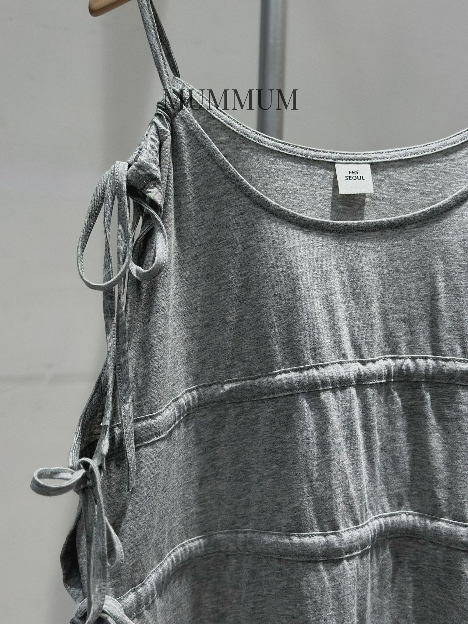 0213265a/夏日炎炎綁繩設計背心 44/44/24