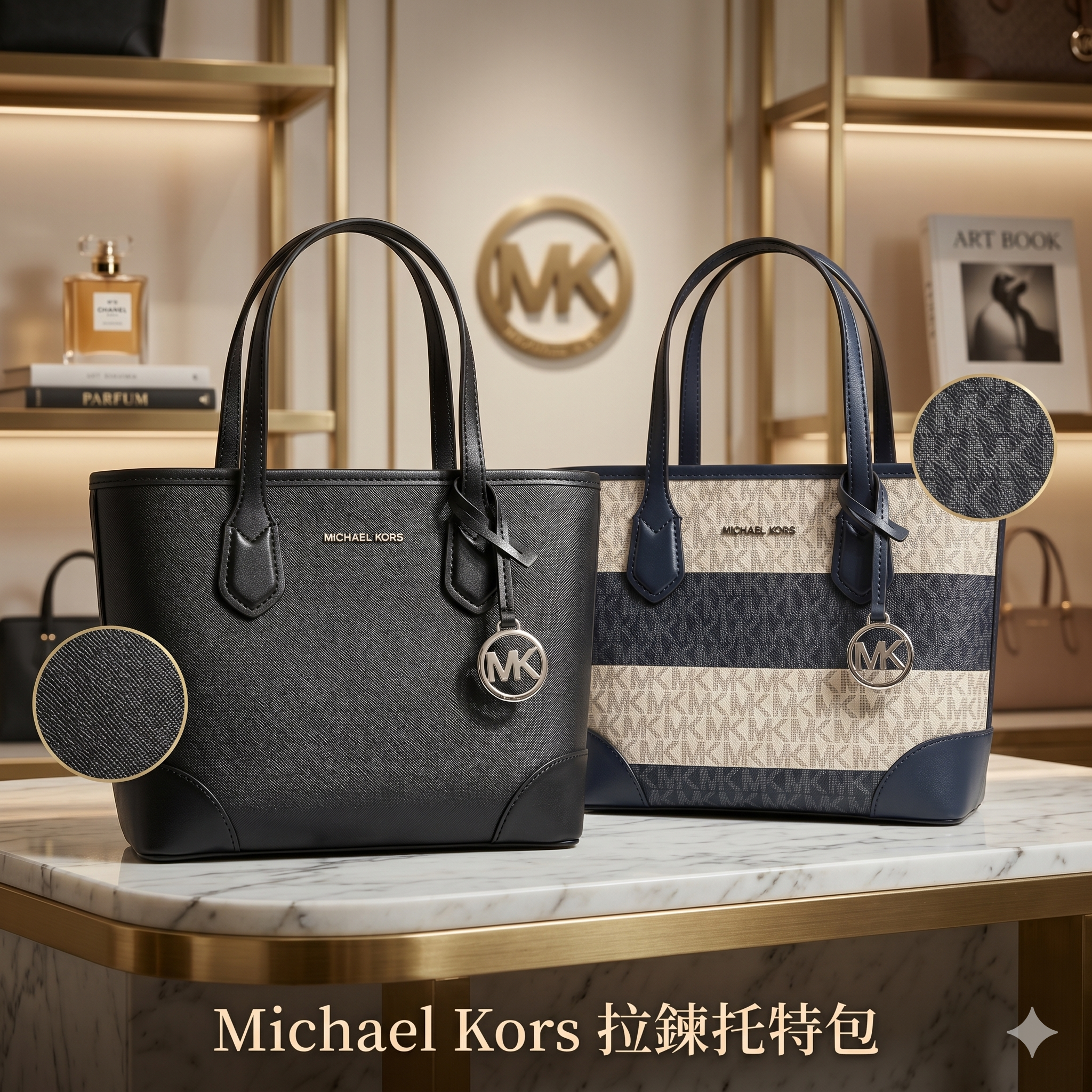 【預購】 H042561 Michael Kors 拉鍊托特包
