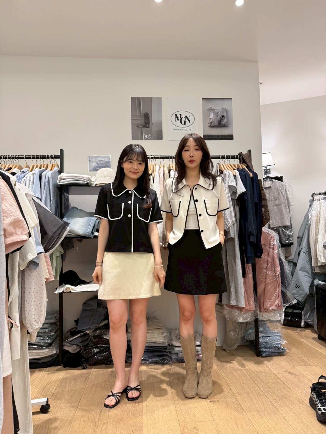 MN6112 涼感小香撞色娃娃翻領襯衫