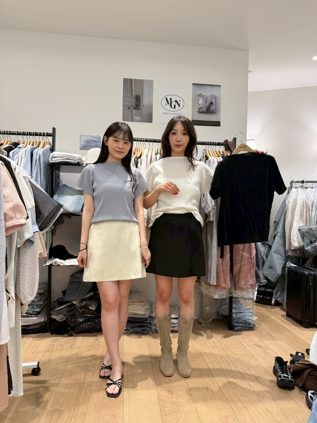 MN6113 低調細閃小企領坑紋上衣