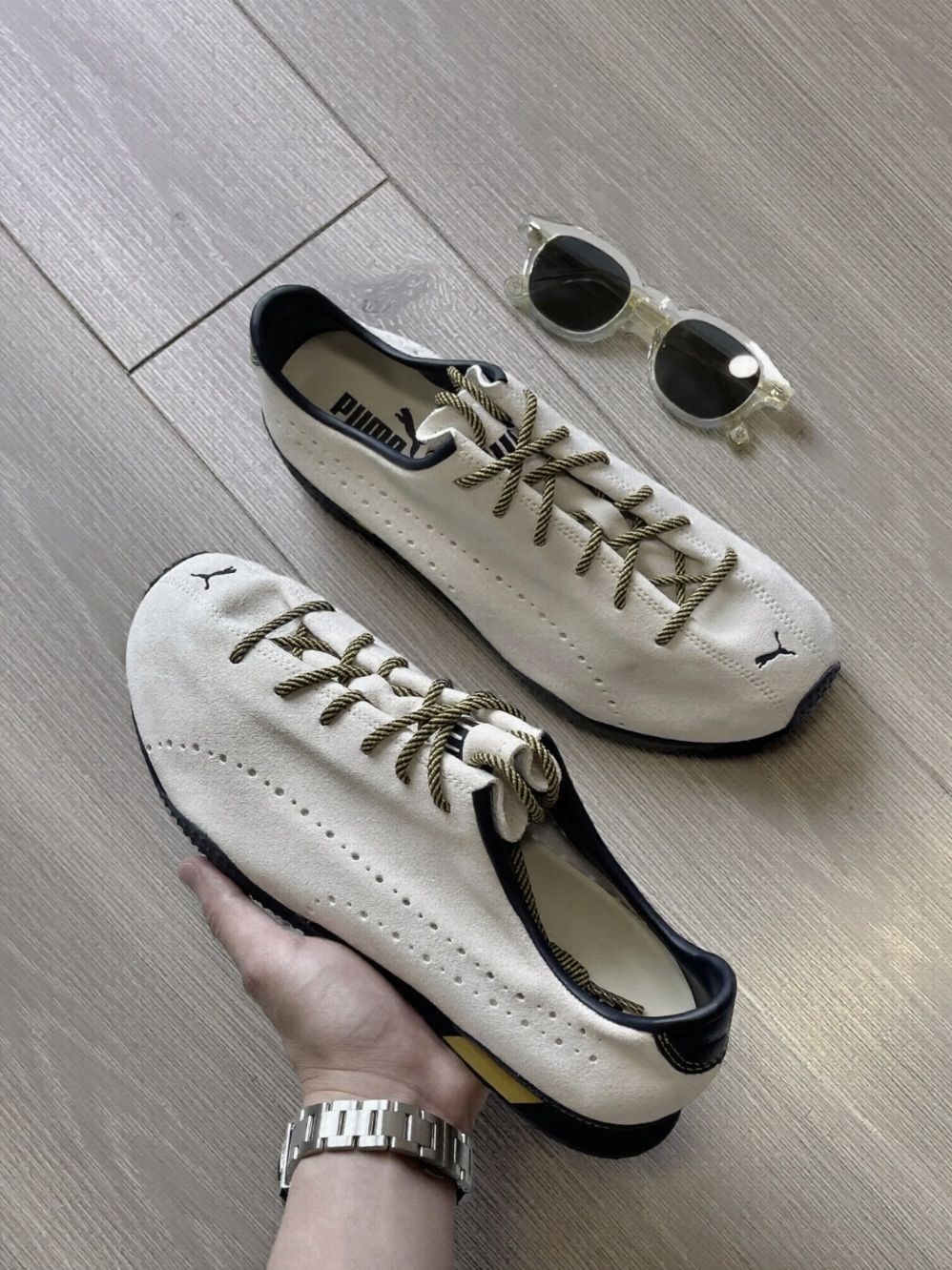 PUMA × NOAFTERNO H-STREET 米白色 男女鞋
