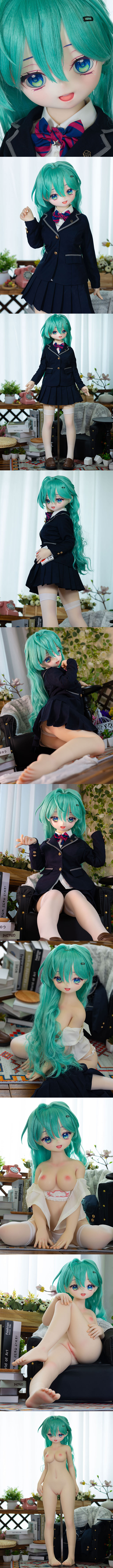 魔物姬娃娃 115cm 中胸 芽衣 搪膠頭+矽膠身體 mwgirl acg cartoon anime silicone sex doll