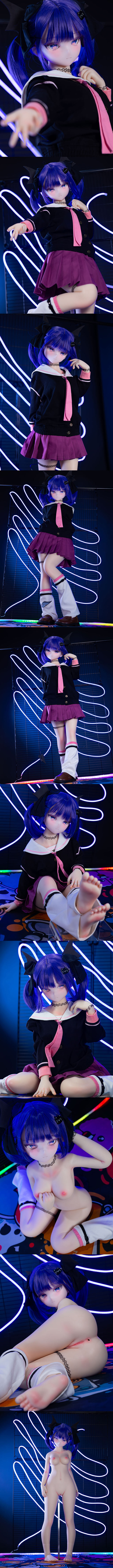 魔物姬娃娃 115cm 中胸 Aki 搪膠頭+矽膠身體 mwgirl acg cartoon anime silicone sex doll