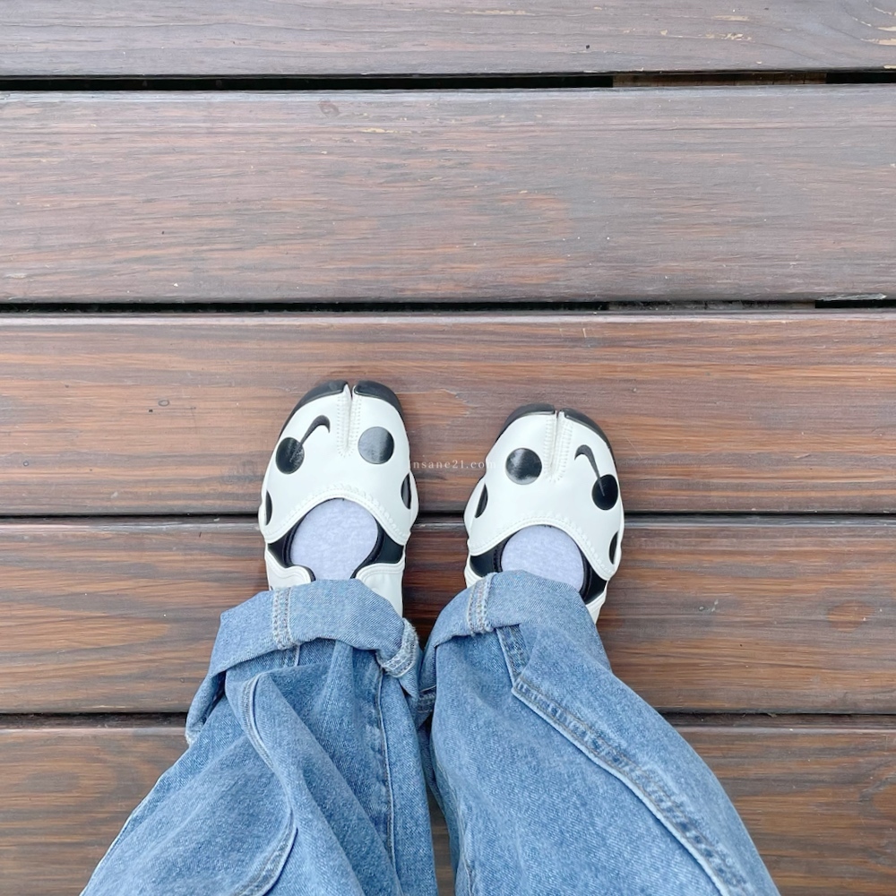 NIKE W AIR RIFT 黑白波點 休閒 忍者鞋 分趾鞋  IR1226-100
