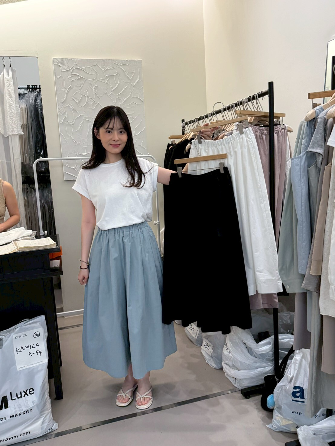 KN6105 全橡根傘型長褲