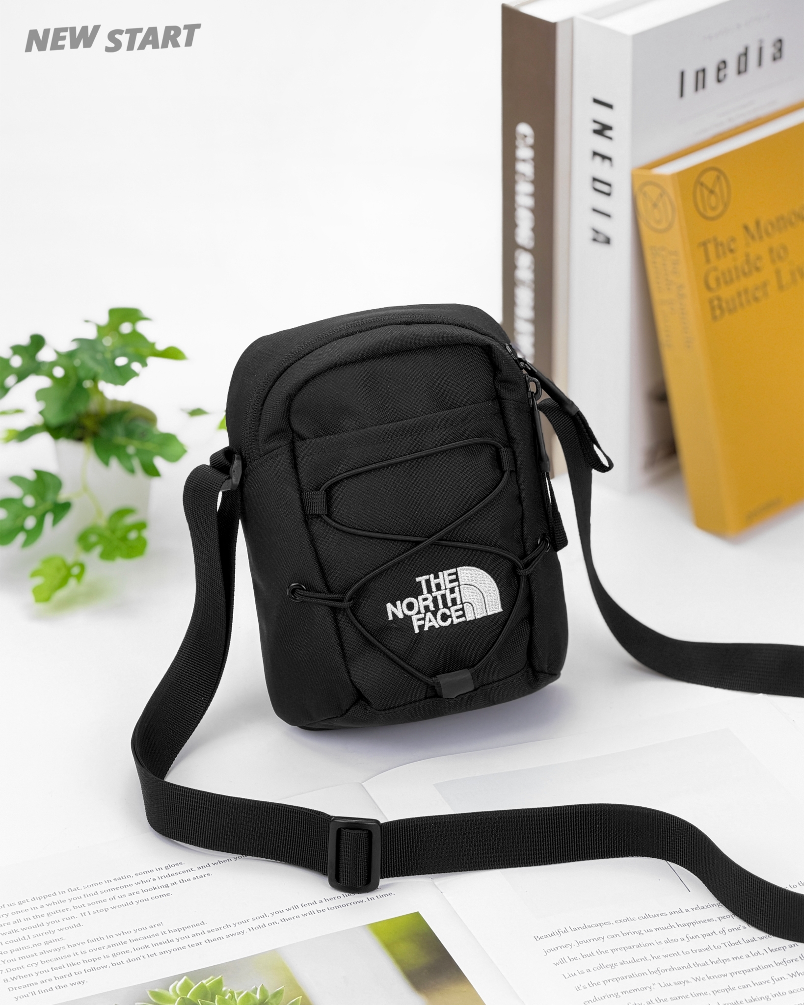 The North Face 北臉 前綁繩 小方包 隨身小包 斜背包