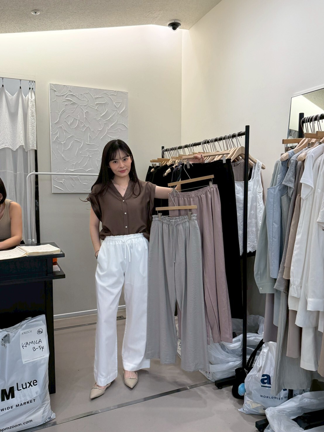 KN6117 全橡根休閑長褲