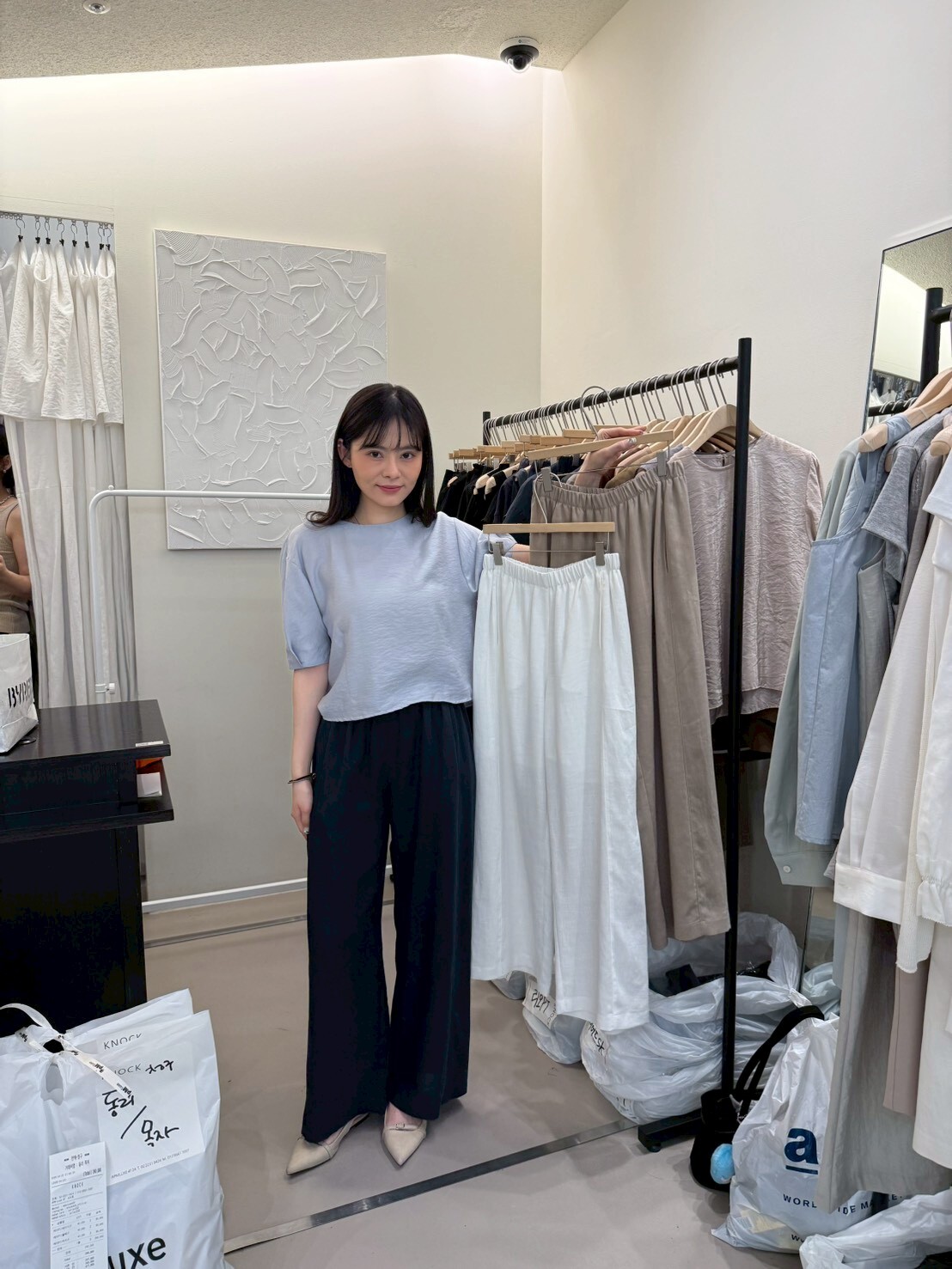 KN6103 全橡根休閑長褲