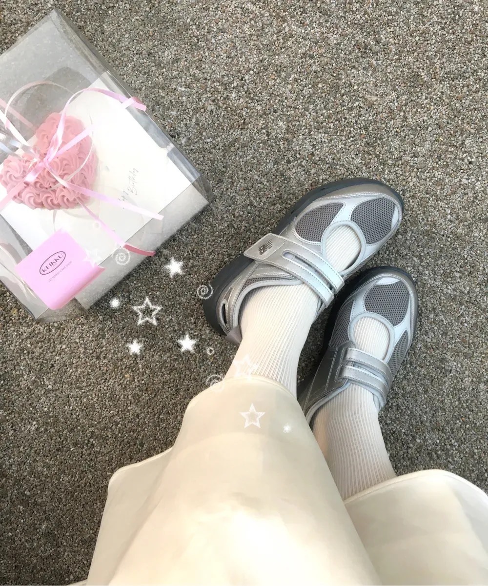 韓國限定 New Balance Breeze 灰銀色 瑪莉珍鞋 女鞋 SD2202SG2