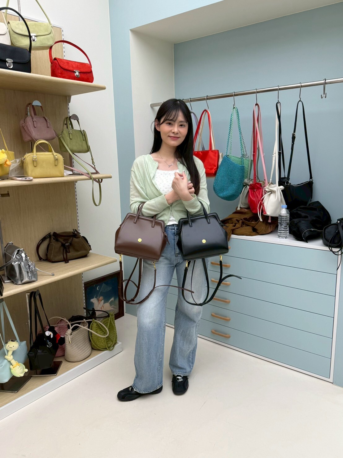 Leonie - 火漆章牛皮雙肩包